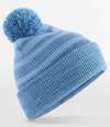 BB476 B476 Beechfield Team Stripe Beanie Sky Blue colour image
